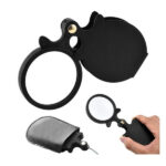 Suurendusklaas Folding magnifying glass pocket mini case lanyard