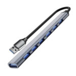 7-portine usb splitter hub HUB USB- 1 port 3.2 + 6 ports 2.0 Izoxis