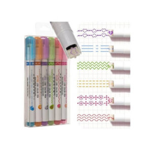 Markerid mustrite ja kujunduste jaoks Pattern pen set of 6