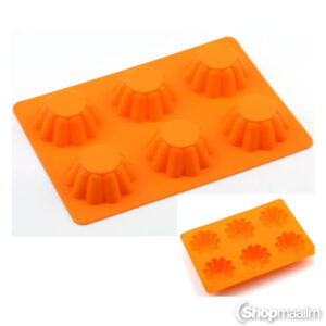 Silikoonist muffinivorm Silicone mold for cupcakes 6pcs