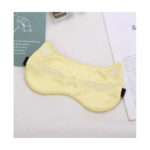 Unemask Silk eye mask yellow 2