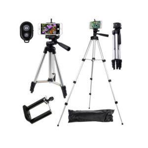 Statiiv Tripod remote control phone holder