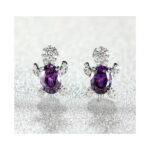 Kõrvarõngad Turtle earrings purple
