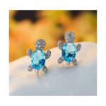 Kõrvarõngad Turtle earrings sky blue