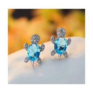 Kõrvarõngad Turtle earrings sky blue