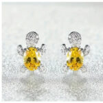 Kõrvarõngad Turtle earrings yellow