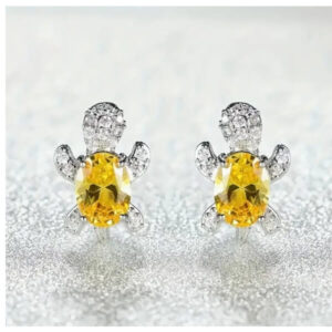Kõrvarõngad Turtle earrings yellow