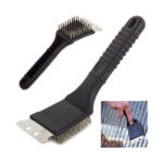 Grillipuhastushari 2-in-1 scraper brush for the grill