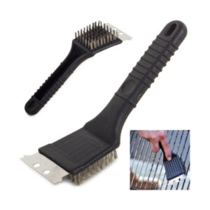 Grillipuhastushari 2-in-1 scraper brush for the grill