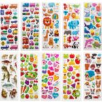 3d kleepsud 3d stickers 20 sheets