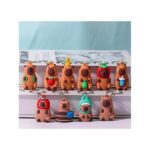 Kapübaara võtmehoidjate komplekt Capybara keychains 5 pcs