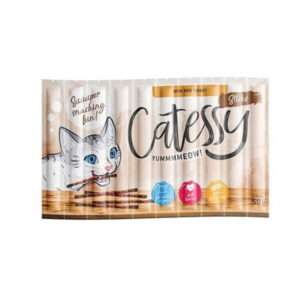 Kassi maiuspulgad 10 x 5 g Catessy Sticks BBQ kalkun