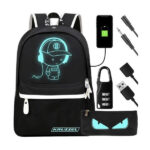 Valgustusega seljakott Kruzzel USB Light up backpack