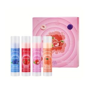 Huulepalsamite komplekt Oil lip balm fruit 4 pcs