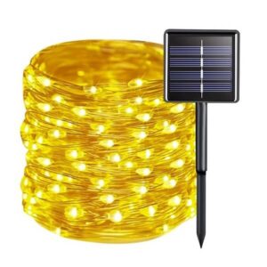 Päikesepaneeliga led valguskett Solar garland 15m IP44 Gardlov