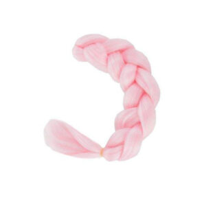 Sünteetiline punutis Hair braid - pink