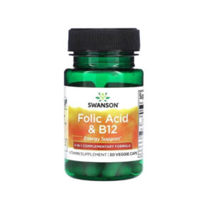 Foolhape ja B12 30 kapslit Swanson