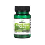 Ginkgo Biloba ekstrakt Standardized 60 mg 30 kapslit Swanson
