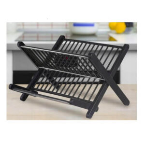 Two-Tier Folding Dish Drying Rack 