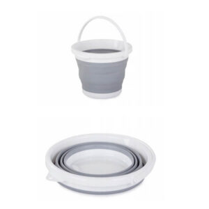 Складное силиконовое ведро, 5 л