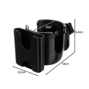 2in1 pudeli- ja telefonhoidja lapsevankrile