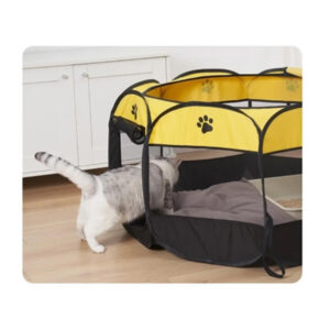 Kokkupandav lemmiklooma mänguaedik / puur – 80 x 60 cm