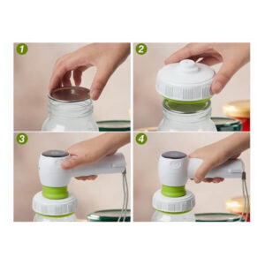 Elektriline vakumpump – toidukottide ja purkide sulgemiseks, samuti õhupallide täispumpamiseks