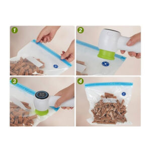 Elektriline vakumpump – toidukottide ja purkide sulgemiseks, samuti õhupallide täispumpamiseks