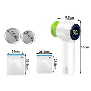 Elektriline vakumpump – toidukottide ja purkide sulgemiseks, samuti õhupallide täispumpamiseks