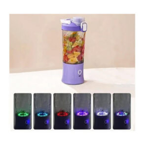 Langaton USB-smoothieblenderi jäänmurskaimella, violetti (600 ml)