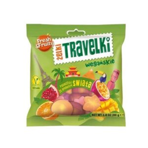 Travelki Jellies Puuviljased närimiskommid  80 g