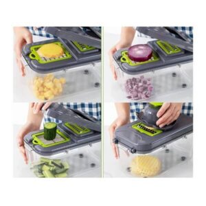 Multifunktsionaalne köögiviljalõikur 13 vahetatava teraga