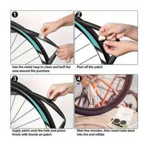 Velosipēda riepu remonta ielāpi – 10 gab.
