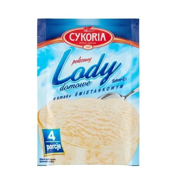 Cykoria kooremaitsega jäätis Cykoria kooremaitsega jäätis