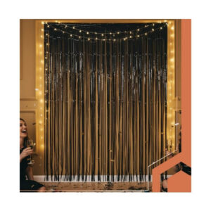 Must dekoratiivkardin 2x1 m – pilkupüüdev aksent igaks peoks!