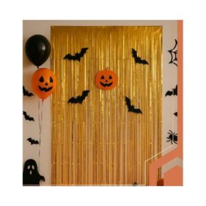 Kuldne dekoratiivkardin 2x1 m – ideaalne pidudeks ja fotosessioonideks!