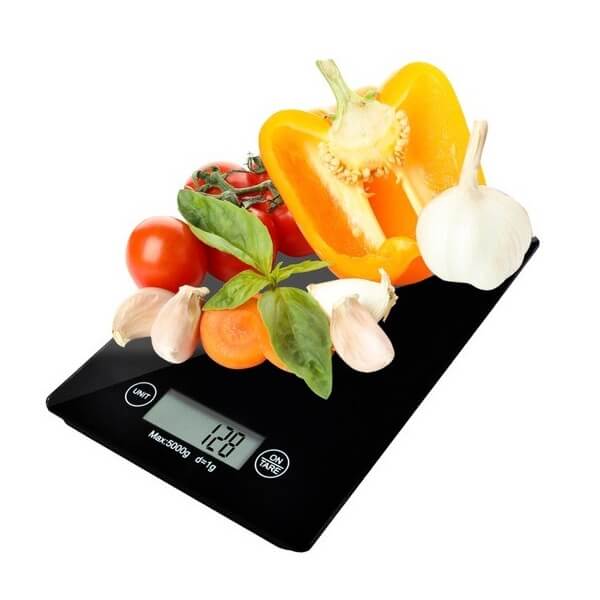 Electronic kitchen scales 5 kg w Electronic flat kitchen scale 5 kg / 1 g