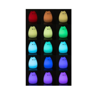 Söpö kissanmuotoinen LED-yövalo