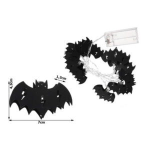 LED nahkhiirte valguskett – 10 LED-i, riputatav, 200 cm