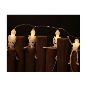 LED skelettide valguskett – 10 riputatavat skeletti, 2 m