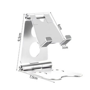 Universaalne telefoni ja tahvelarvuti hoidik – metallist, libisemiskindel