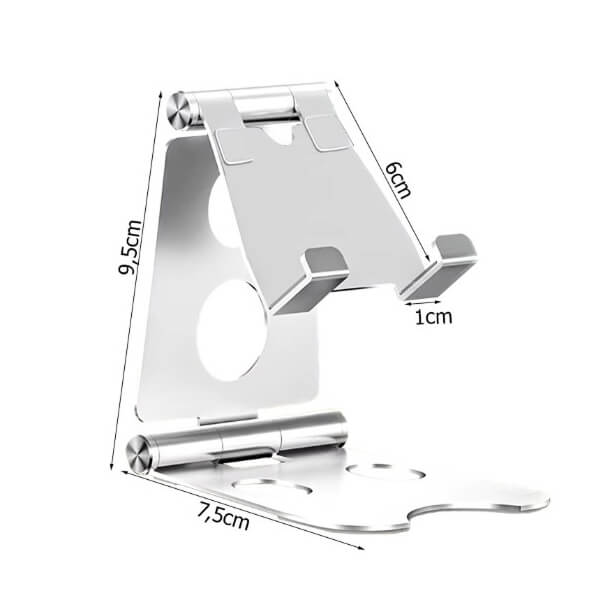 Phone holder tablet holder metal non-slip stand w Universaalne telefoni ja tahvelarvuti hoidik – metallist, libisemiskindel