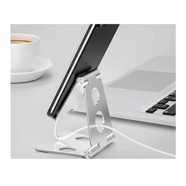 Phone holder tablet holder metal non-slip stand ww Universaalne telefoni ja tahvelarvuti hoidik – metallist, libisemiskindel