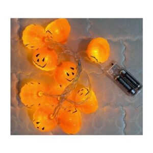 LED kõrvitsate valguskett – 10 kõrvitsat, riputatav, 200 cm