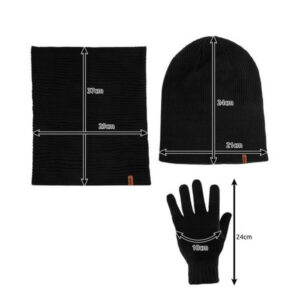 Trizand 3-daļu komplekts – cepure + šalle + cimdi