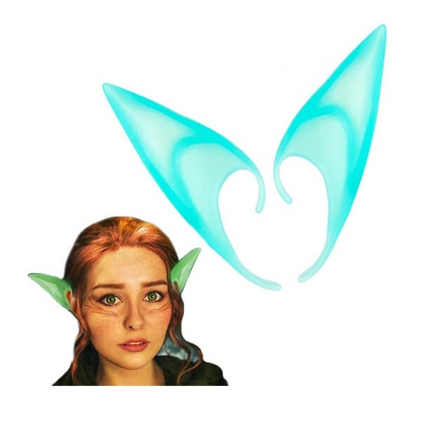 Artificial gnome elf ears glowing Helendavad haldja-/päkapikukõrvad