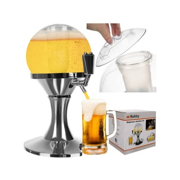 Beer dispenser Pourer 3.5l Ruhhy Beverage Dispenser / Beer Dispenser 3.5 L – perfect for a party!