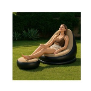 Täispuhutav tool koos jalatoega