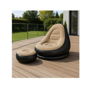 Täispuhutav tool koos jalatoega