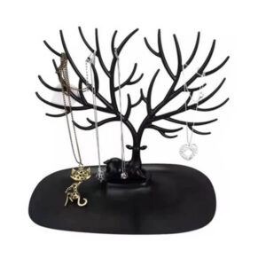 Ehetehoidja – käevõrude, kõrvarõngaste ja kaelakeede organiseerija “Puu” mustas toonis